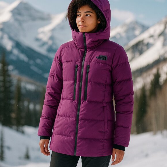 The North Face Corefire 550 Down Puffer Jacket L Pamplona Purple NWT - Picture 1 of 10